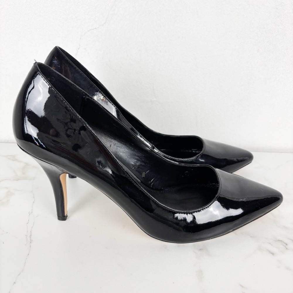 Dune London Wendy Classic Black Point Toe Heels Sz 9